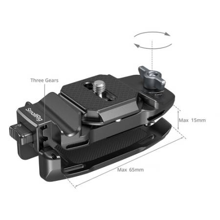 SmallRig 5053 - zestaw, klips i płytka do aparatu, szczegóły